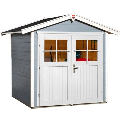 Gartenhaus WEKA 224 Gr.1 - Holz, 260x209 cm, Doppeltür, ohne Dacheindeckung Gartenhaus WEKA 224 Gr.1 - Holz, 260x209 cm, Doppeltür, ohne Dacheindeckung