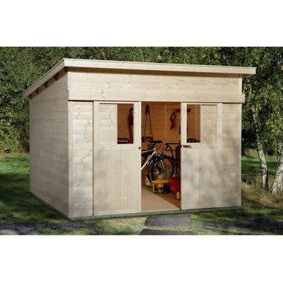 Gartenhaus WEKA 225 Gr.2 - Doppel-Schiebetür - Gartenhaus Gartenhaus WEKA 225 Gr.2 - Doppel-Schiebetür - Gartenhaus