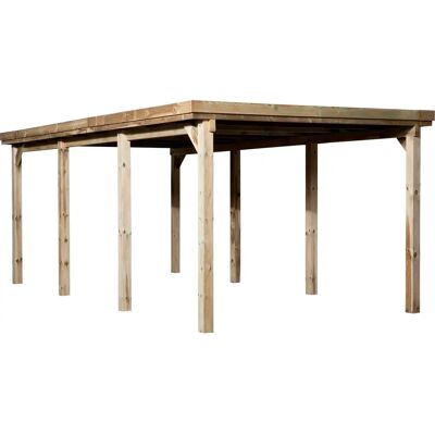 Weka Holzbau Weka Carport 617 Gr.2 - Carport mit PVC-Dach Weka Holzbau Weka Carport 617 Gr.2 - Carport mit PVC-Dach