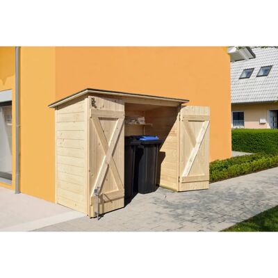 WEKA Fahrradbox - 205x151x84cm - Outdoor Aufbewahrung WEKA Fahrradbox - 205x151x84cm - Outdoor Aufbewahrung