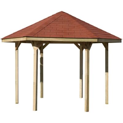 WEKA Sechseck Pavillon - Kesseldruckimprägniert, 326x376cm WEKA Sechseck Pavillon - Kesseldruckimprägniert, 326x376cm