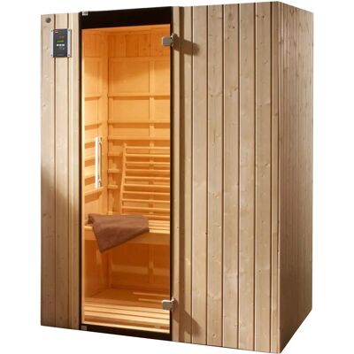 WEKA Infrarotkabine Ranua 2 - Infrarot Sauna für 2 Personen - Beige WEKA Infrarotkabine Ranua 2 - Infrarot Sauna für 2 Personen - Beige