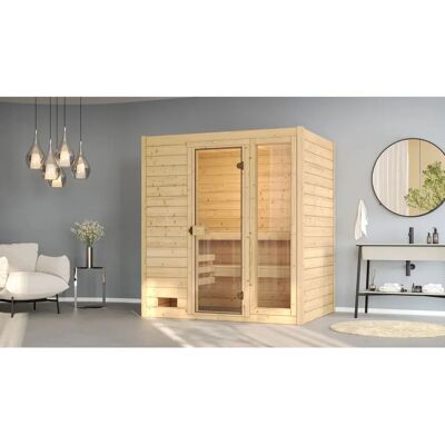 Weka Sauna Valida 2 - Naturbelassen - 3 Personen Innen Weka Sauna Valida 2 - Naturbelassen - 3 Personen Innen