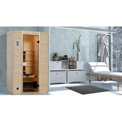 WEKA Provoo 2 Infrarotkabine - 2 Personen, Beige, 19mm WEKA Provoo 2 Infrarotkabine - 2 Personen, Beige, 19mm