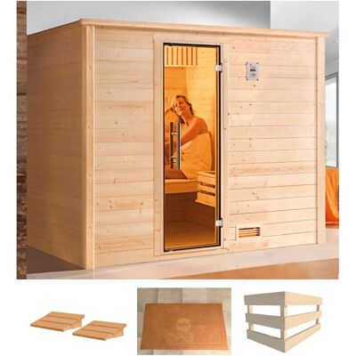 WEKA Bergen 3 Sauna - beige - Sauna WEKA Bergen 3 Sauna - beige - Sauna