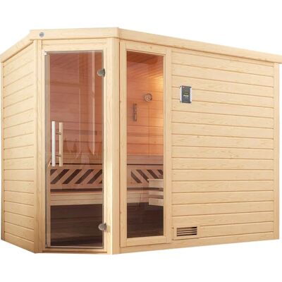 WEKA Turku Familien Sauna mit Digitalsteuerung WEKA Turku Familien Sauna mit Digitalsteuerung