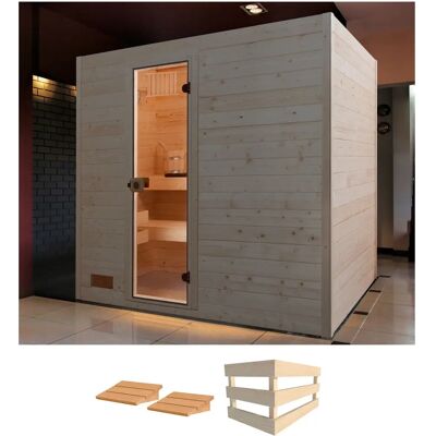 WEKA Valida 4 Sauna - beige, 3-4 Personen, ohne Ofen WEKA Valida 4 Sauna - beige, 3-4 Personen, ohne Ofen