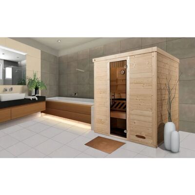 WEKA Kemi Sauna - 2-4 Personen Innenraum mit 7,5 kW Digitalsteuerung WEKA Kemi Sauna - 2-4 Personen Innenraum mit 7,5 kW Digitalsteuerung