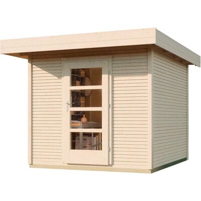 WEKA Gartenhaus 172 Gr.2 - Gartenhaus, natur, 28 mm, beige WEKA Gartenhaus 172 Gr.2 - Gartenhaus, natur, 28 mm, beige