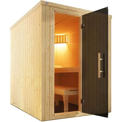 WEKA Kaarina 1 Sauna - Platzsparende Moderne Glastür Wellness WEKA Kaarina 1 Sauna - Platzsparende Moderne Glastür Wellness