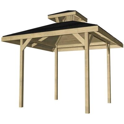 WEKA Pavillon 651 Modell mit Dachaufsatz - Gartenzelt WEKA Pavillon 651 Modell mit Dachaufsatz - Gartenzelt