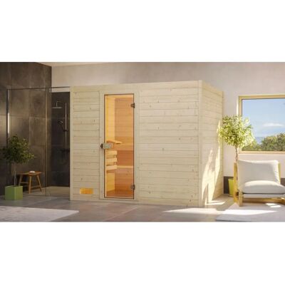 WEKA Valida Sauna - Natur 9 kW Kompakt Sauna WEKA Valida Sauna - Natur 9 kW Kompakt Sauna