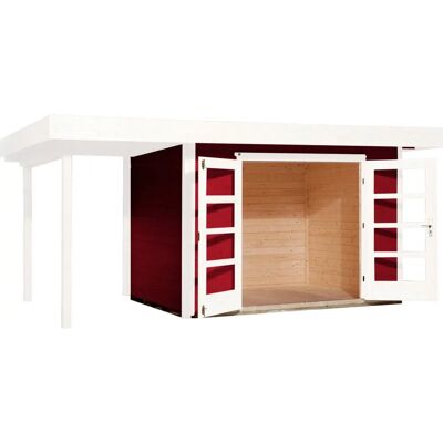 WEKA Gartenhaus Designhaus 126 Plus - Holz, mit Anbaudach WEKA Gartenhaus Designhaus 126 Plus - Holz, mit Anbaudach