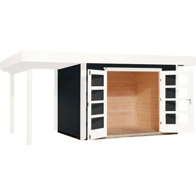 Weka Gartenhaus Designhaus 126 Plus - Gartenhaus, Flachdach, 28mm Wände Weka Gartenhaus Designhaus 126 Plus - Gartenhaus, Flachdach, 28mm Wände