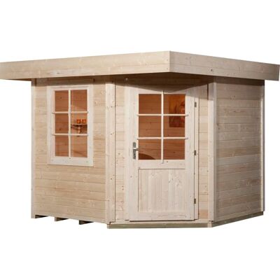 WEKA Gartenhaus 213 Plus - Gartenhaus, Beige, Modell 213 Plus, Nordischer Fichtenholz WEKA Gartenhaus 213 Plus - Gartenhaus, Beige, Modell 213 Plus, Nordischer Fichtenholz