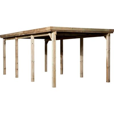 Weka Holzbau Carport Modell 617 Gr.2 - Carport Weka Holzbau Carport Modell 617 Gr.2 - Carport