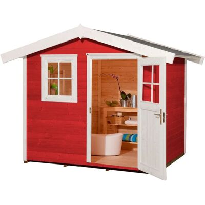 Weka Gartenhaus 123 - Holz, Einzelne Tür, 306x274x244 cm, Schwedenrot Weka Gartenhaus 123 - Holz, Einzelne Tür, 306x274x244 cm, Schwedenrot