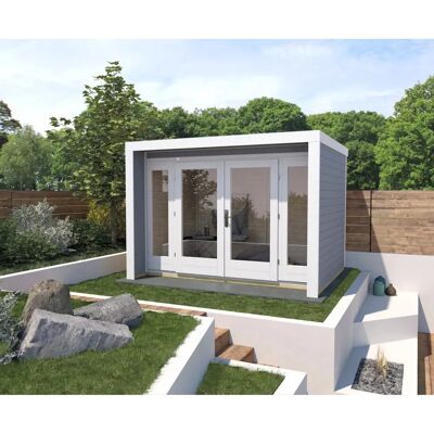 Weka 263 Gr.3 Gartenhaus - Modernes Kubisches Design mit Glasfenstern Weka 263 Gr.3 Gartenhaus - Modernes Kubisches Design mit Glasfenstern