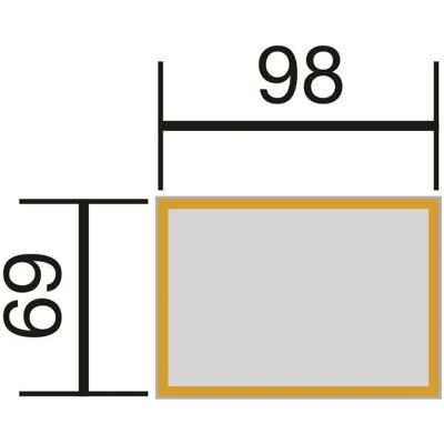 WEKA Modular Hochbeet - 98x69cm - Naturholz WEKA Modular Hochbeet - 98x69cm - Naturholz