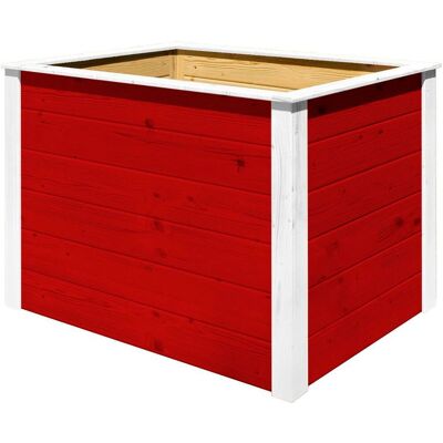 Weka Nordic Pine Modulares Hochbeet - 98x69 cm - Rot Weka Nordic Pine Modulares Hochbeet - 98x69 cm - Rot
