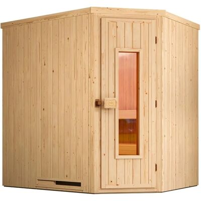 WEKA VARBERG 1 Sauna - 6 Personen, 5,4 kW, Beige - Sauna WEKA VARBERG 1 Sauna - 6 Personen, 5,4 kW, Beige - Sauna