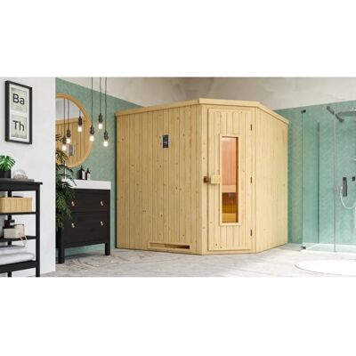 WEKA VARBERG 3 Sauna - 5 Personen, 9 kW, Eckeinstieg WEKA VARBERG 3 Sauna - 5 Personen, 9 kW, Eckeinstieg