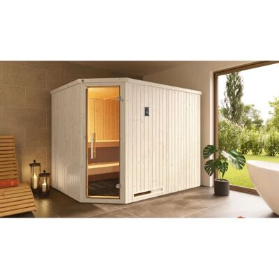 WEKA VARBERG 4 Sauna - 8 Personen Innenraumsauna mit 9 kW Ofen WEKA VARBERG 4 Sauna - 8 Personen Innenraumsauna mit 9 kW Ofen