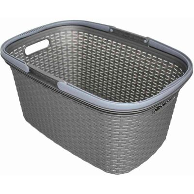 Rival - Wäschekorb - Rattan-Design - 32 L Rival - Wäschekorb - Rattan-Design - 32 L