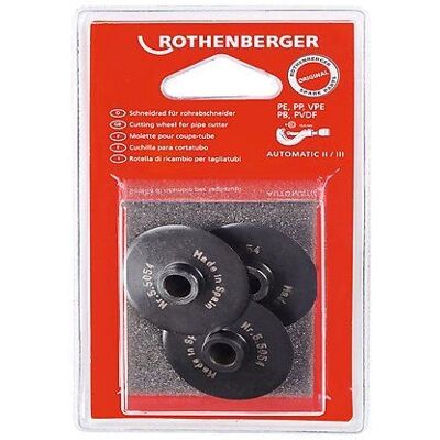 Rothenberger 055054D accessorio tagliatubi - Set di 3 lame, 13mm, ricambio Rothenberger 055054D accessorio tagliatubi - Set di 3 lame, 13mm, ricambio