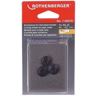Rothenberger 070007D Rohrschneidwerkzeug Zubehör - Ersatzschneidrad für Kupfer/Aluminium/Mehrschicht Rothenberger 070007D Rohrschneidwerkzeug Zubehör - Ersatzschneidrad für Kupfer/Aluminium/Mehrschicht