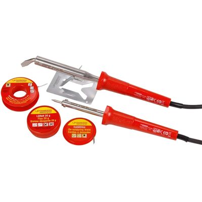 Rothenberger Profi Lötkolben Set - 5-teilig, 25W & 80W Rothenberger Profi Lötkolben Set - 5-teilig, 25W & 80W