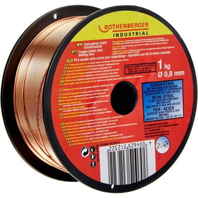 Fil de soudure en acier Rothenberger 0,8mm Fil de soudure en acier Rothenberger 0,8mm
