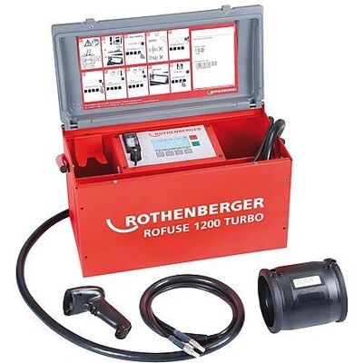Rothenberger Rofuse 1200 Turbo - Equipo de soldadura de plástico Rothenberger Rofuse 1200 Turbo - Equipo de soldadura de plástico