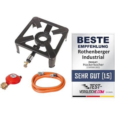 Rothenberger Ipari Gáztűzhely - Fekete - 1 Égő Rothenberger Ipari Gáztűzhely - Fekete - 1 Égő