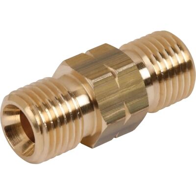 Acoplador doble industrial Rothenberger - G 1/4" para mangueras de propano Acoplador doble industrial Rothenberger - G 1/4" para mangueras de propano
