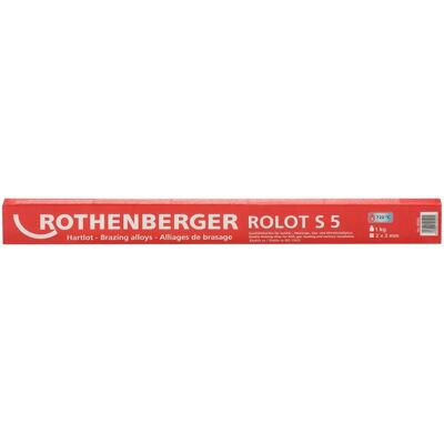 Rothenberger ROLOT S 5 Legierung - Hochwertiges Kupfersolder - 1kg Rothenberger ROLOT S 5 Legierung - Hochwertiges Kupfersolder - 1kg
