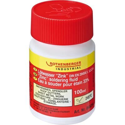Rothenberger - Agua de soldadura 100 g para zinc Rothenberger - Agua de soldadura 100 g para zinc