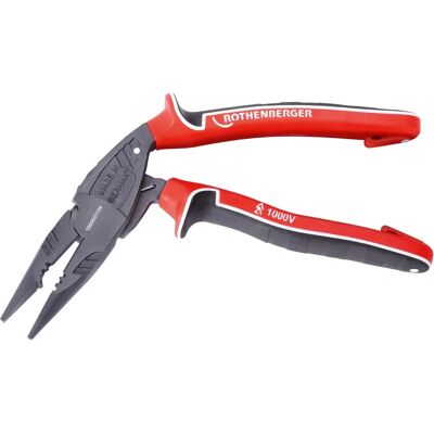 Rothenberger Ergonomic Electrical Long Nosed Plier - Electrical Pliers Rothenberger Ergonomic Electrical Long Nosed Plier - Electrical Pliers