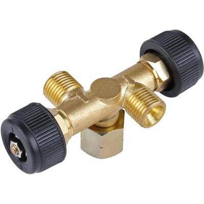 Rothenberger Modell 1500003364 Doppel-Abzweigventil - Industrie-Gasarmatur Rothenberger Modell 1500003364 Doppel-Abzweigventil - Industrie-Gasarmatur
