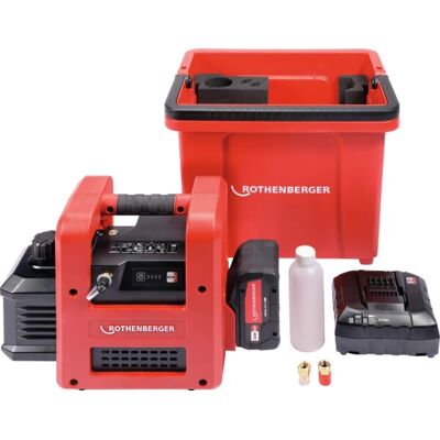 Pompa vuoto a batteria Rothenberger R32 5.0 CL - Bistadio, Cestino in omaggio Pompa vuoto a batteria Rothenberger R32 5.0 CL - Bistadio, Cestino in omaggio