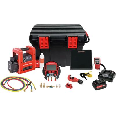 Rothenberger - Set completo di refrigerazione/climatizzazione Rocaddy 120 R32 digitale 3/8" 6-35mm Rothenberger - Set completo di refrigerazione/climatizzazione Rocaddy 120 R32 digitale 3/8" 6-35mm