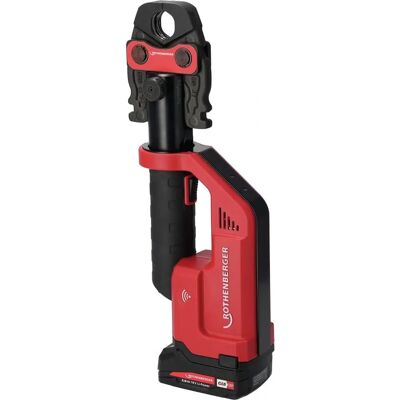 Rothenberger ROMAX COMPACT III Presse - 16-20-26mm, 18V, Batterie 2Ah, EU - Publicité Rothenberger ROMAX COMPACT III Presse - 16-20-26mm, 18V, Batterie 2Ah, EU - Publicité
