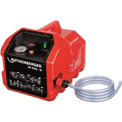Rothenberger - Electric Control Pump RP PRO III - 40 bar test, 6 l/min Rothenberger - Electric Control Pump RP PRO III - 40 bar test, 6 l/min