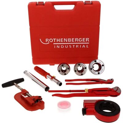 Rothenberger Sanikit Tool Set - Pipe Threading & Cutting - 10 pcs Rothenberger Sanikit Tool Set - Pipe Threading & Cutting - 10 pcs
