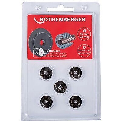 Accesorio de corte de tubo Rothenberger 088841D - Juego de 15/22mm Accesorio de corte de tubo Rothenberger 088841D - Juego de 15/22mm