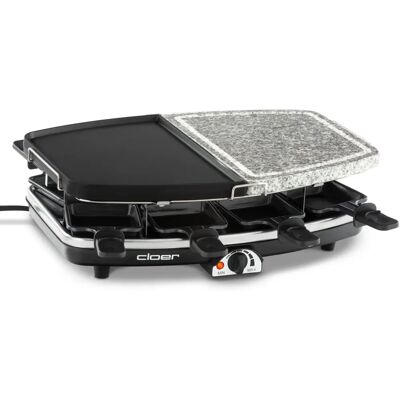 Cloer 6435 - Grijs/Zwart - Raclette Grill Cloer 6435 - Grijs/Zwart - Raclette Grill
