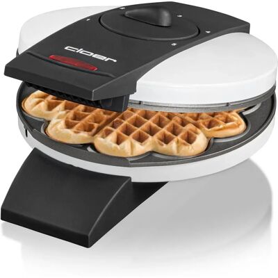 Cloer 1621 Wit Hartvormige Wafelmaker Cloer 1621 Wit Hartvormige Wafelmaker