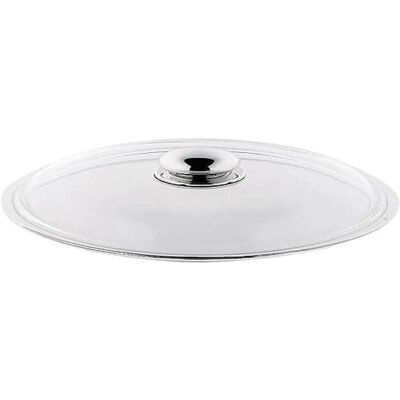 Silit Stainless Steel and Glass Lid for 24cm Pans - Heat Resistant & Dishwasher Safe Silit Stainless Steel and Glass Lid for 24cm Pans - Heat Resistant & Dishwasher Safe