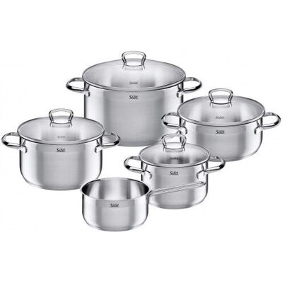 Silit Topf-Set - Induktion, Ergonomische Griffe - Kochtopf-Set Silit Topf-Set - Induktion, Ergonomische Griffe - Kochtopf-Set