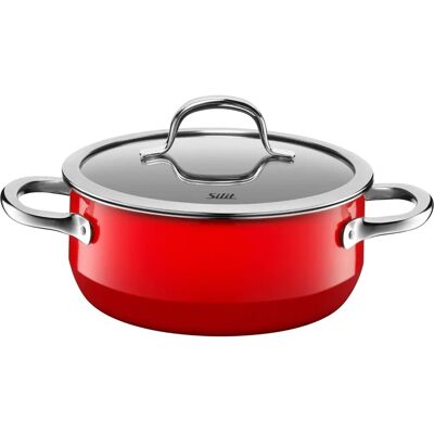 Silit Rot 20cm Induktionskochgeschirr - 30J Garantie Silit Rot 20cm Induktionskochgeschirr - 30J Garantie